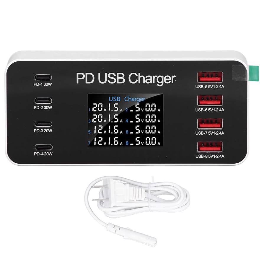USB hub 8ポート充電器